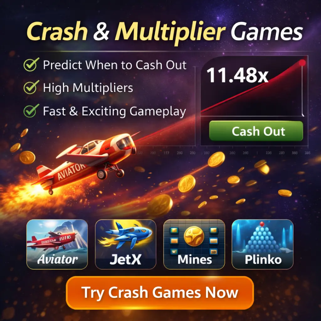 Crash & Multiplier Games