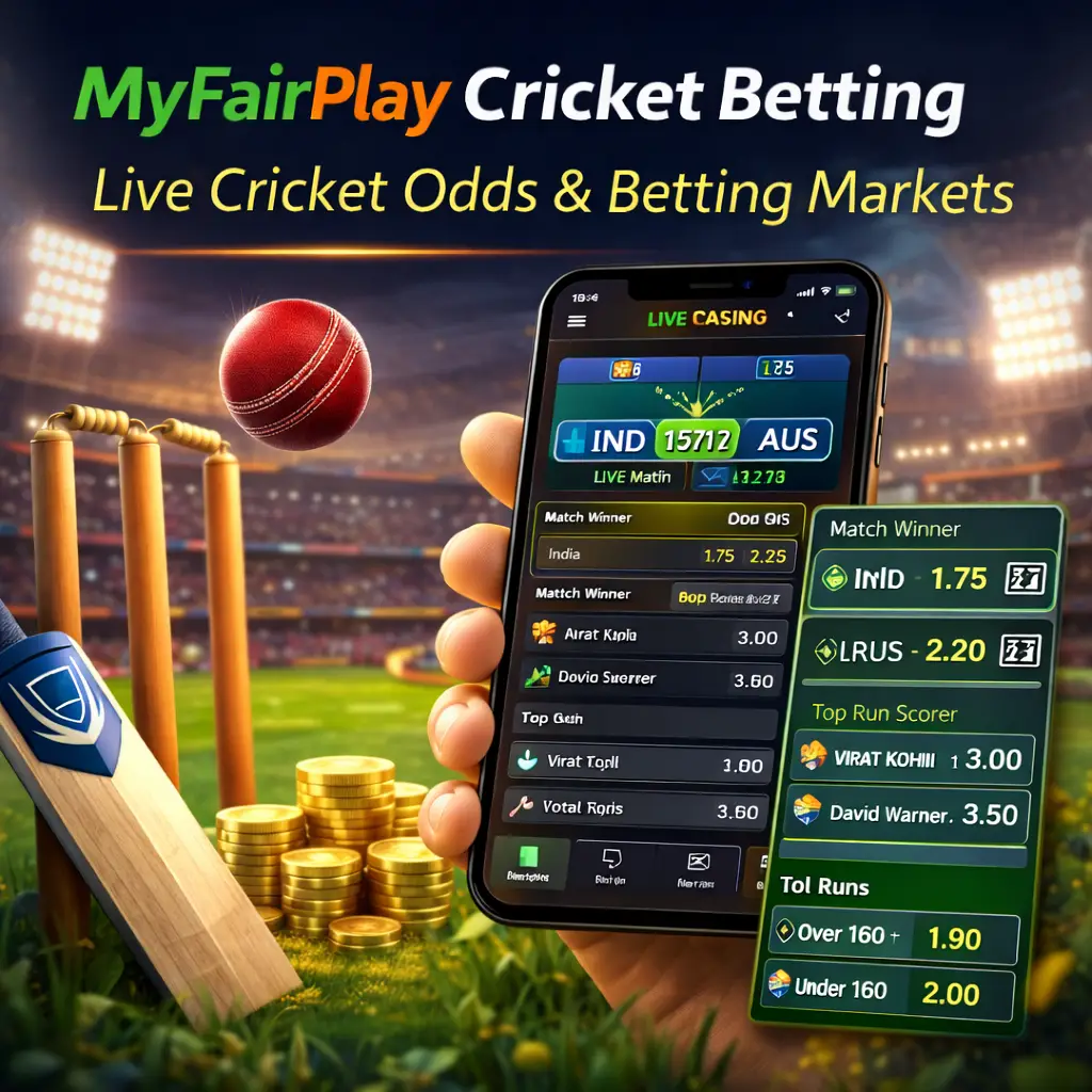 MyFairPlay Cricket Betting – Live Cricket Odds & Betting Markets