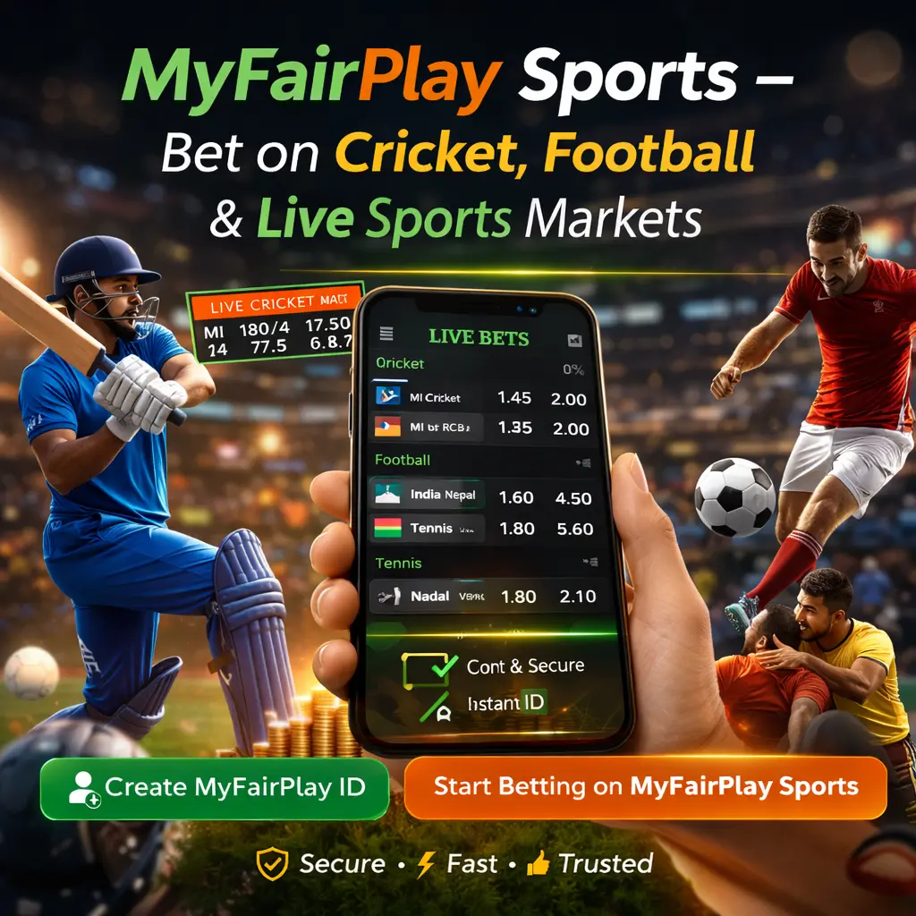 MyFairPlay Sports – Bet on Cricket, Football & Live Sports Markets