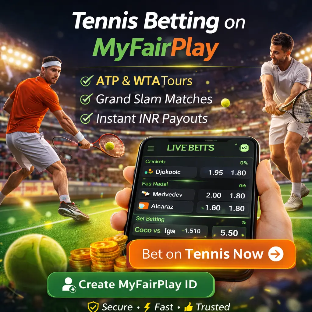 Tennis Betting on MyFairPlay